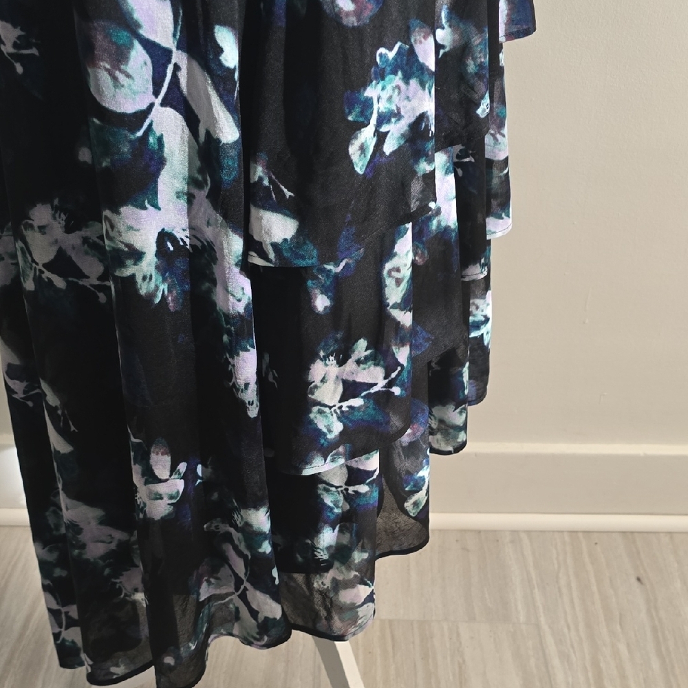 Simply Vera Vera Wang Midnight Floral Midi Dress - Picture 5 of 9
